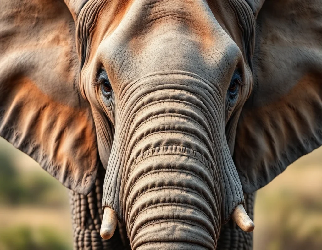 African Elephant close-up
