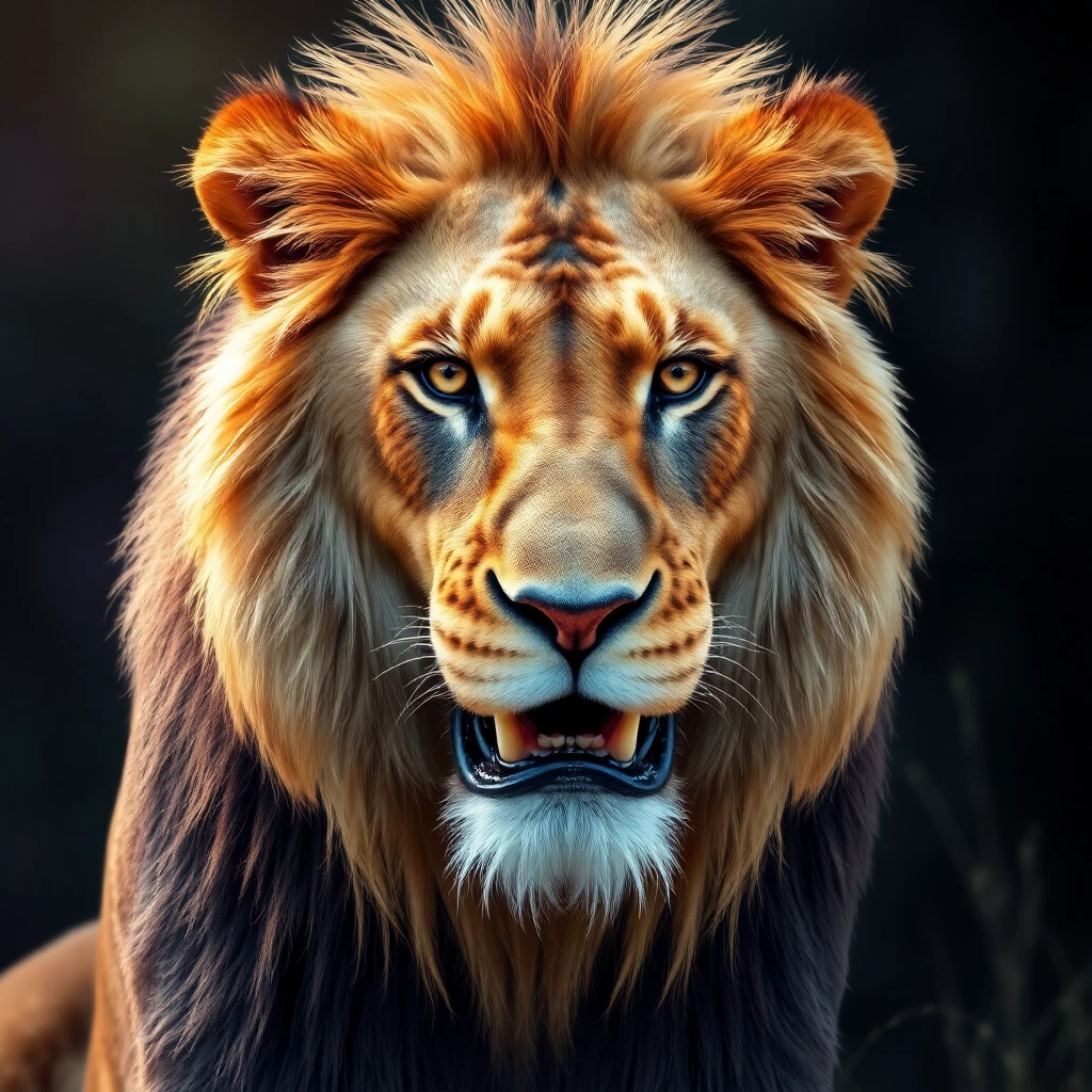 African Lion — Digital Illustration