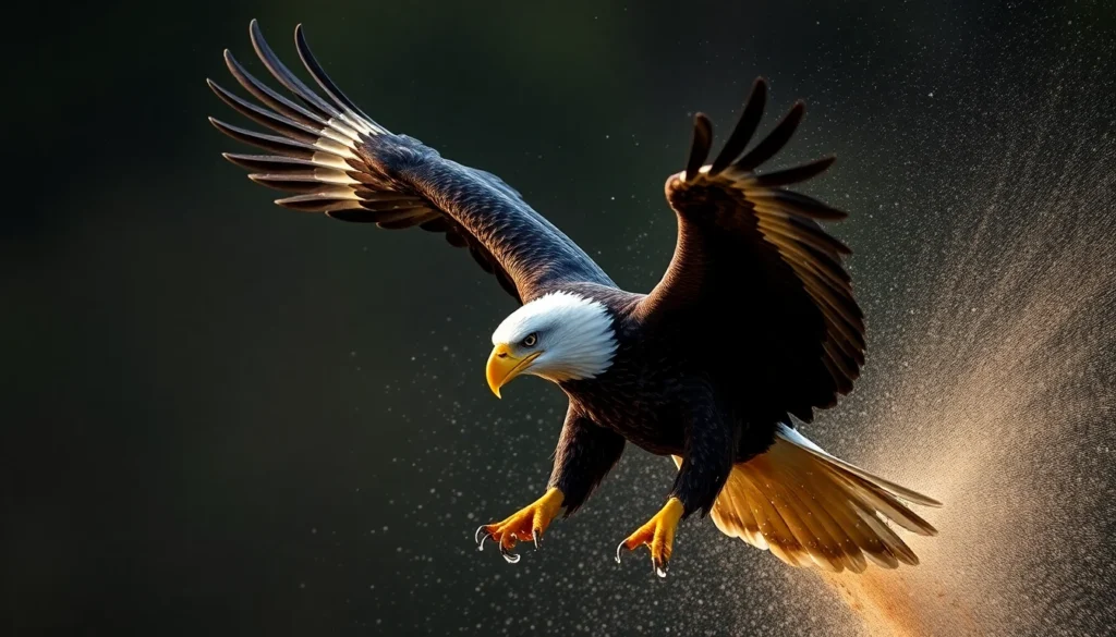 Bald Eagle — Action Shot