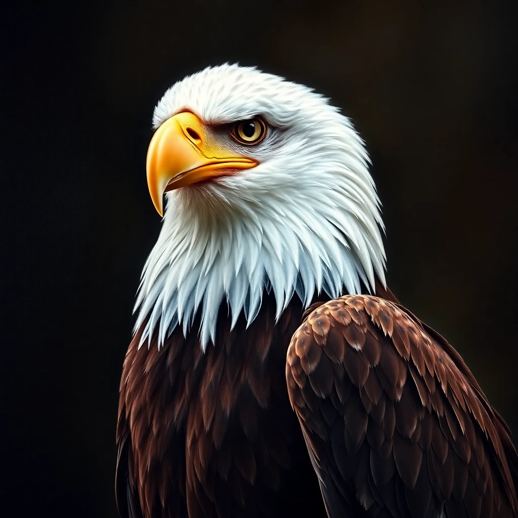 Bald Eagle — Oil Painting