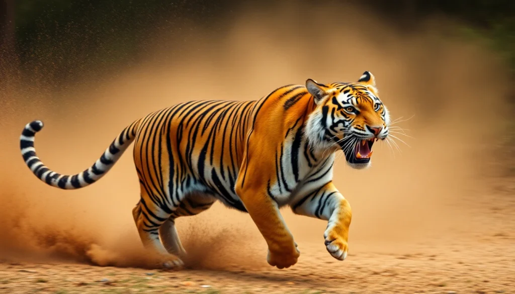 Bengal Tiger — Action Shot