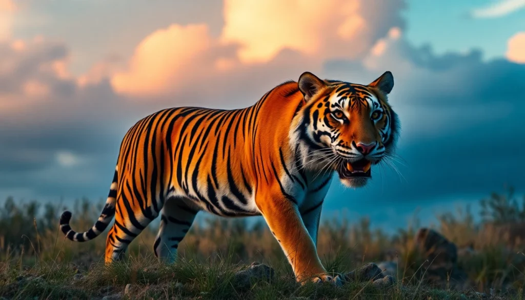 Bengal Tiger — Habitat Scene