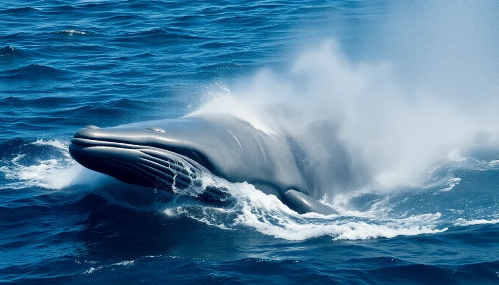 Blue Whale — Action Shot