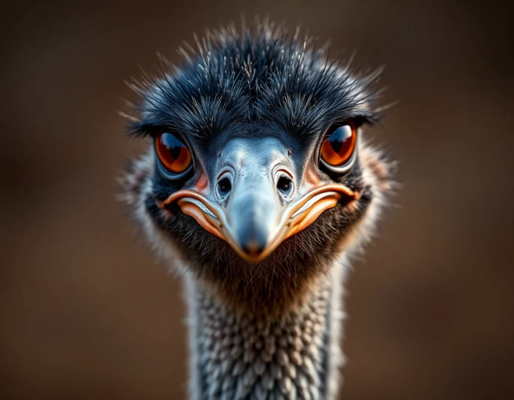 Emu close-up
