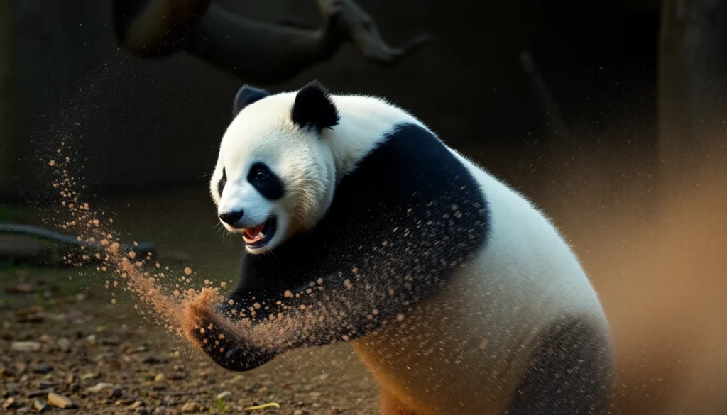 Giant Panda — Action Shot