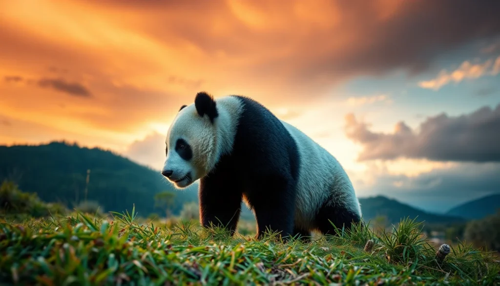 Giant Panda — Habitat Scene