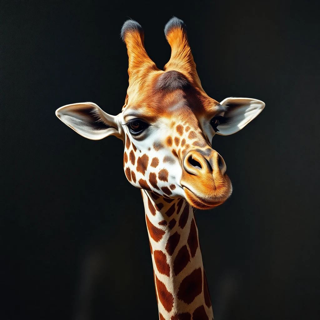 Giraffe — Oil Painting
