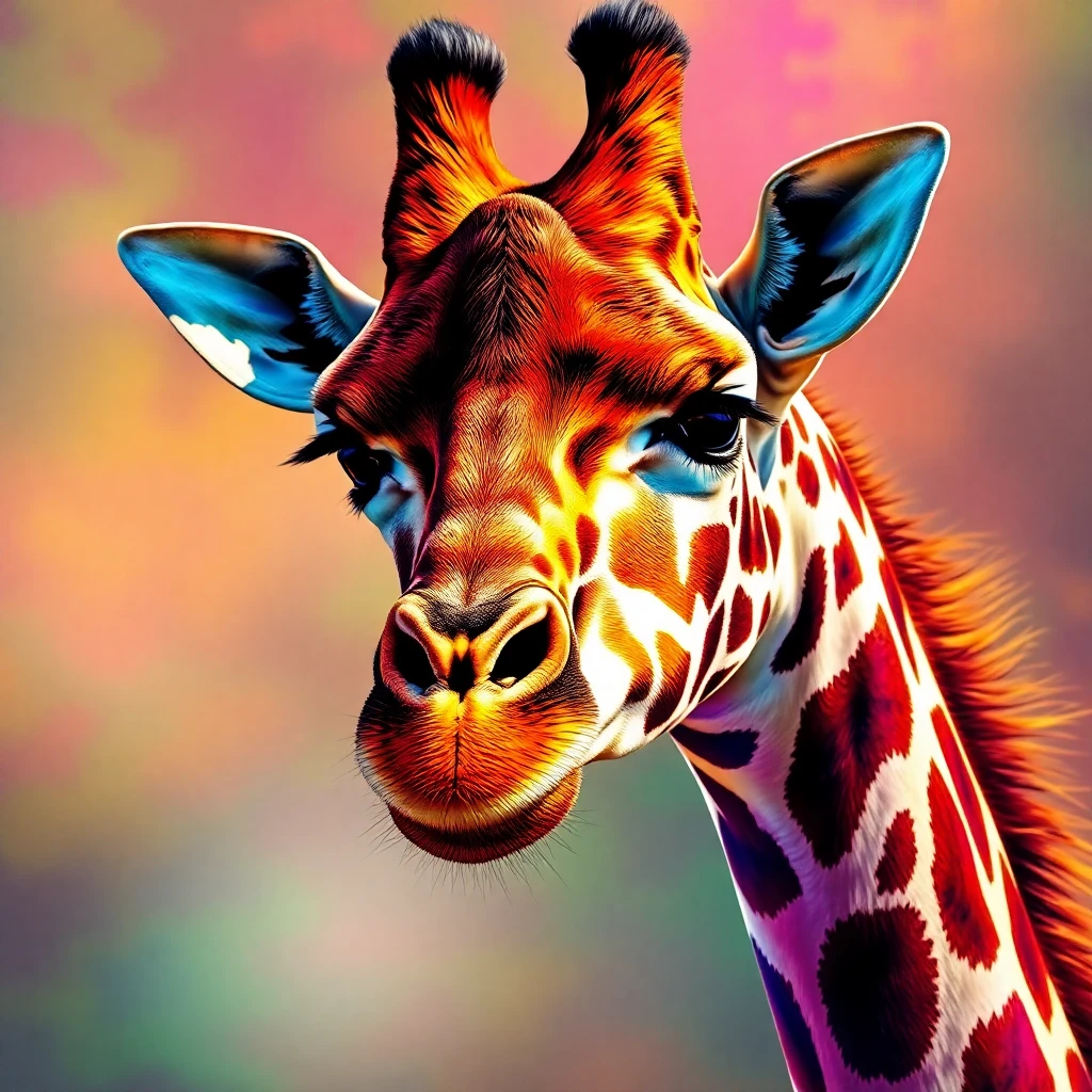 Giraffe — Digital Illustration