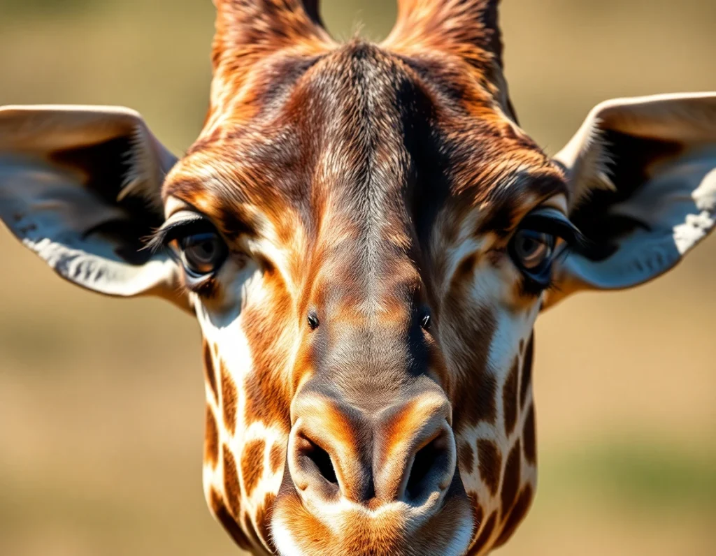Giraffe close-up