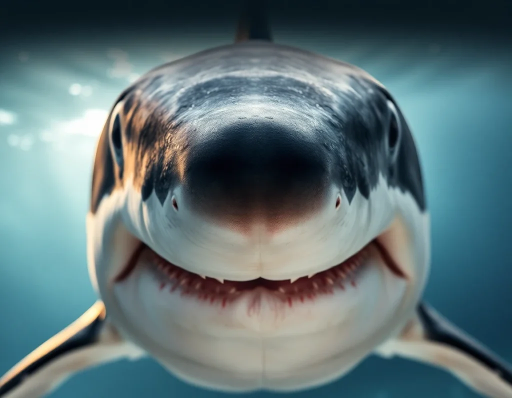 Great White Shark close-up