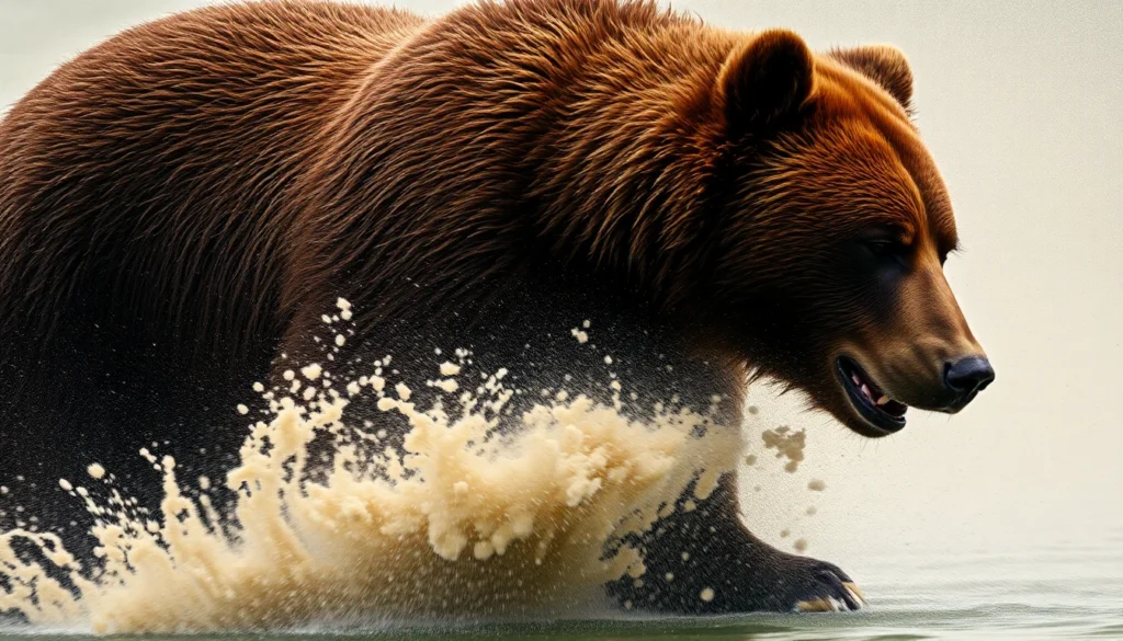 Grizzly Bear — Action Shot