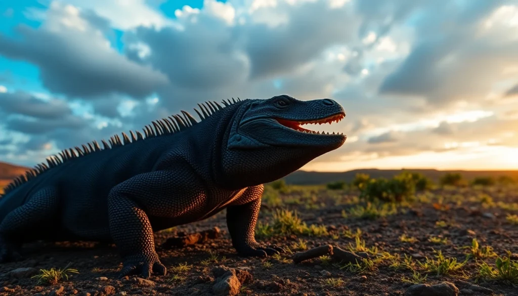 Komodo Dragon — Habitat Scene