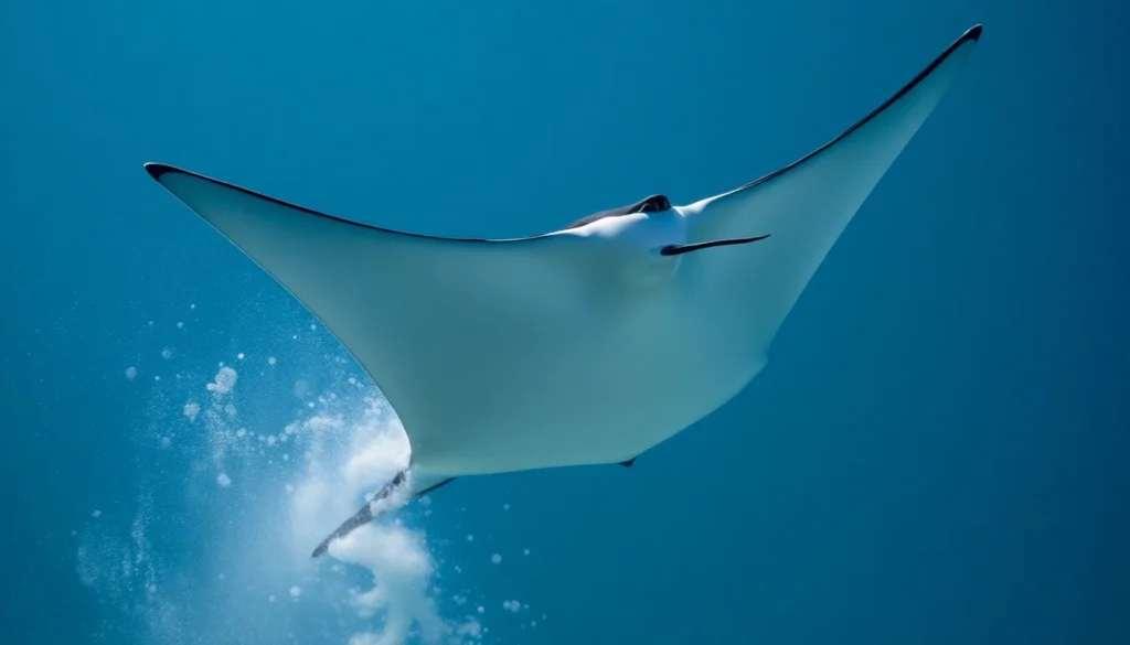 Manta Ray — Action Shot