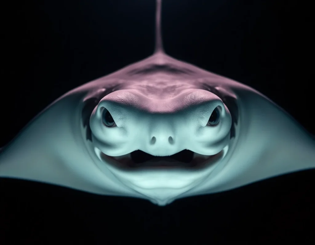 Manta Ray close-up