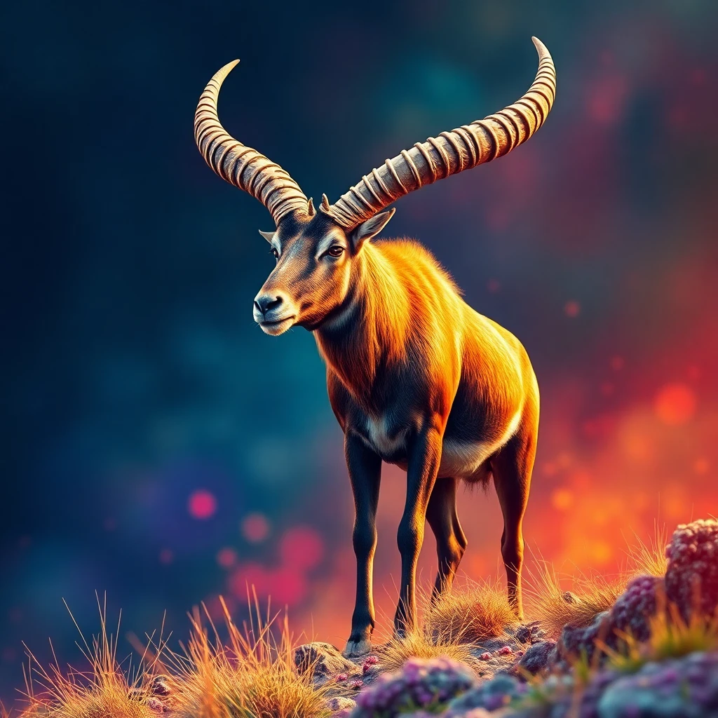 Markhor — Digital Illustration