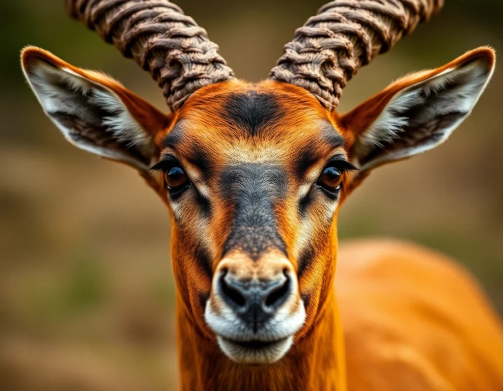 Markhor close-up
