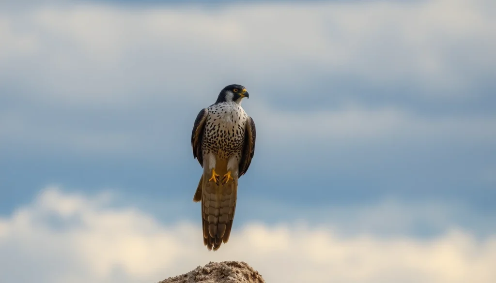 Peregrine Falcon — Habitat Scene