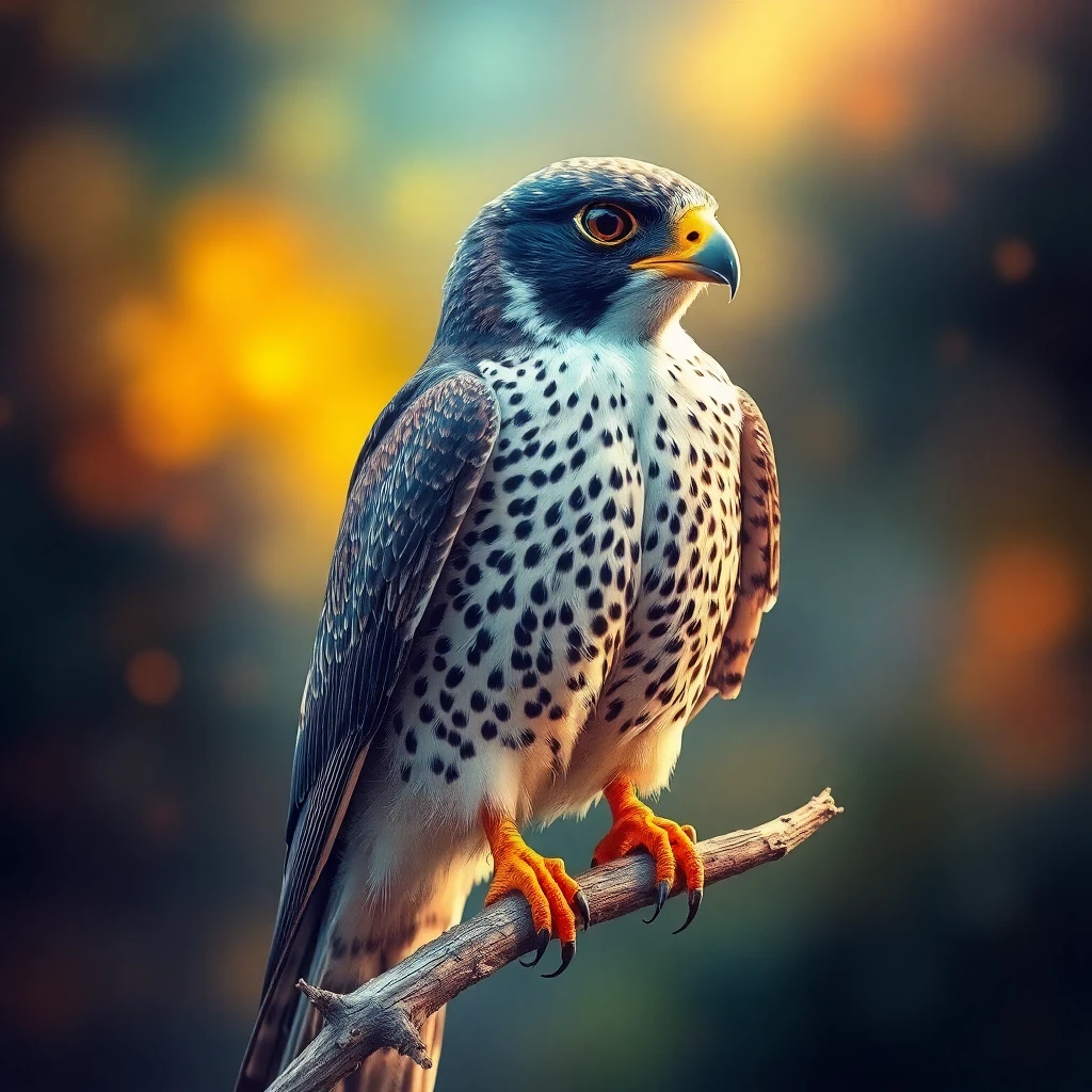 Peregrine Falcon — Digital Illustration