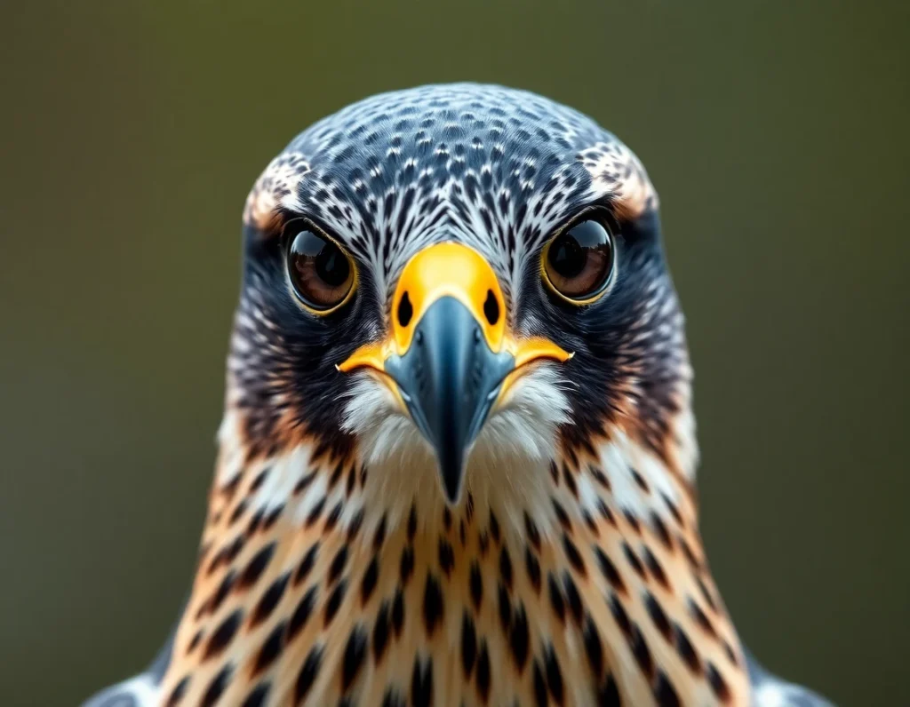 Peregrine Falcon close-up