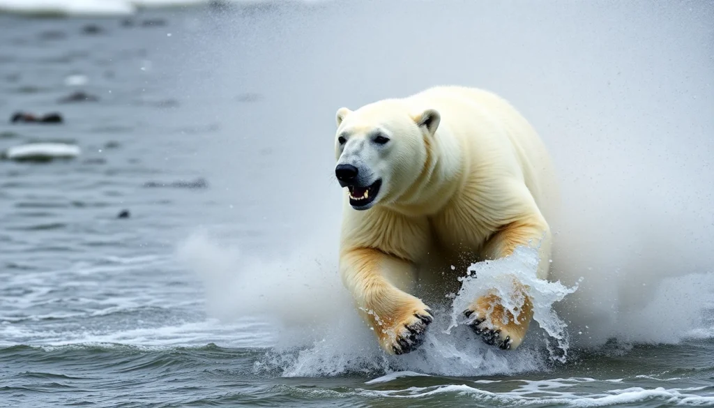 Polar Bear — Action Shot