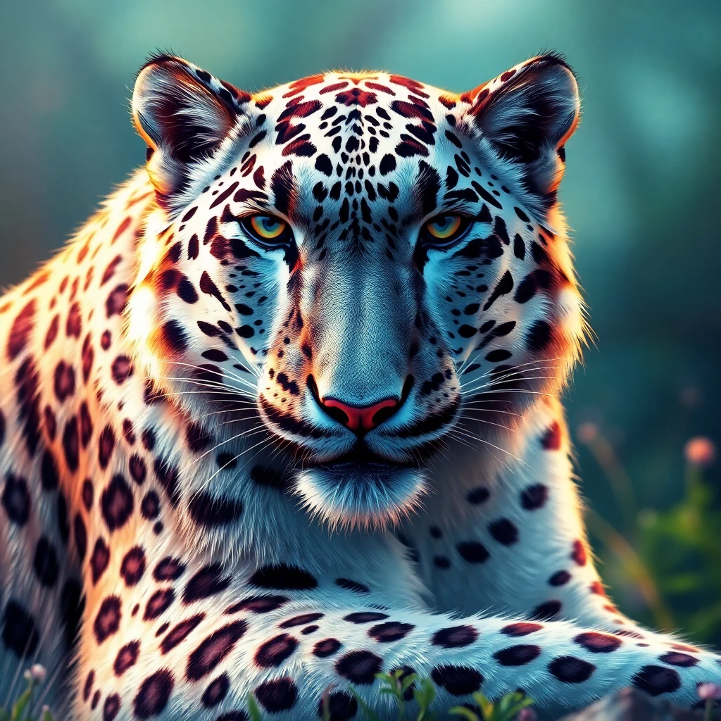 Snow Leopard — Digital Illustration
