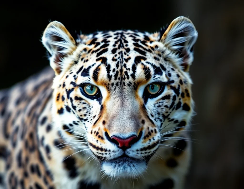 Snow Leopard close-up