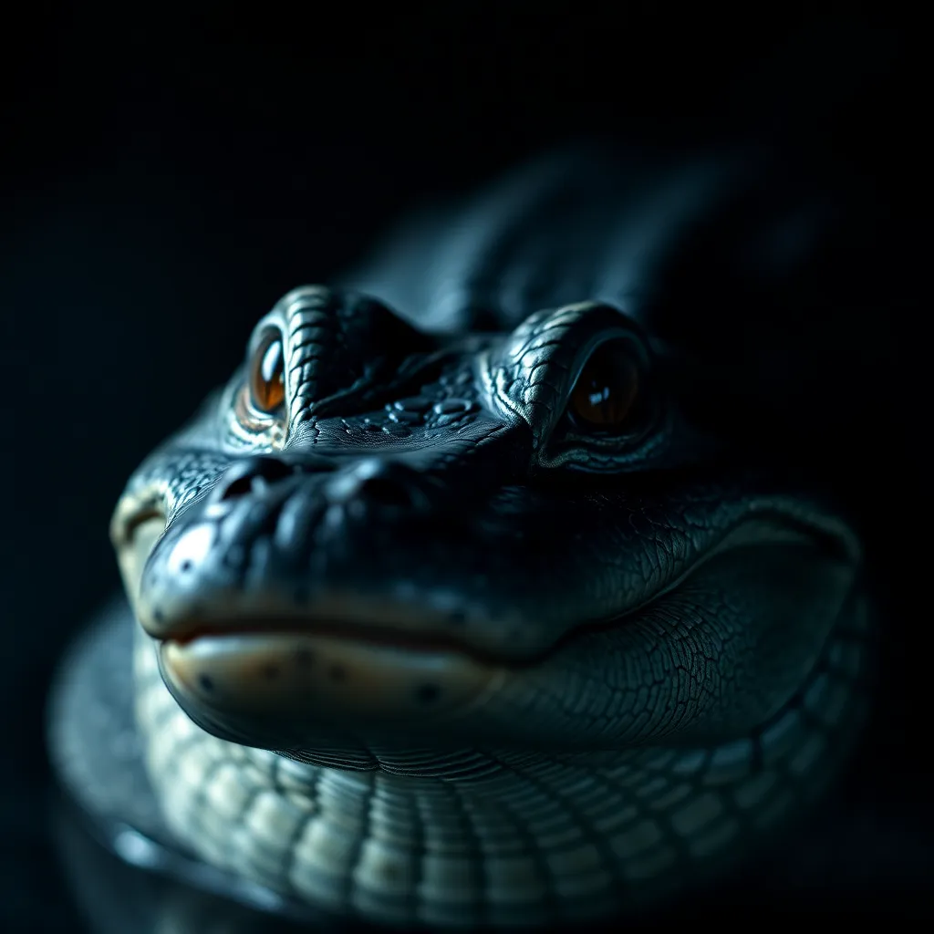 Alligator close-up