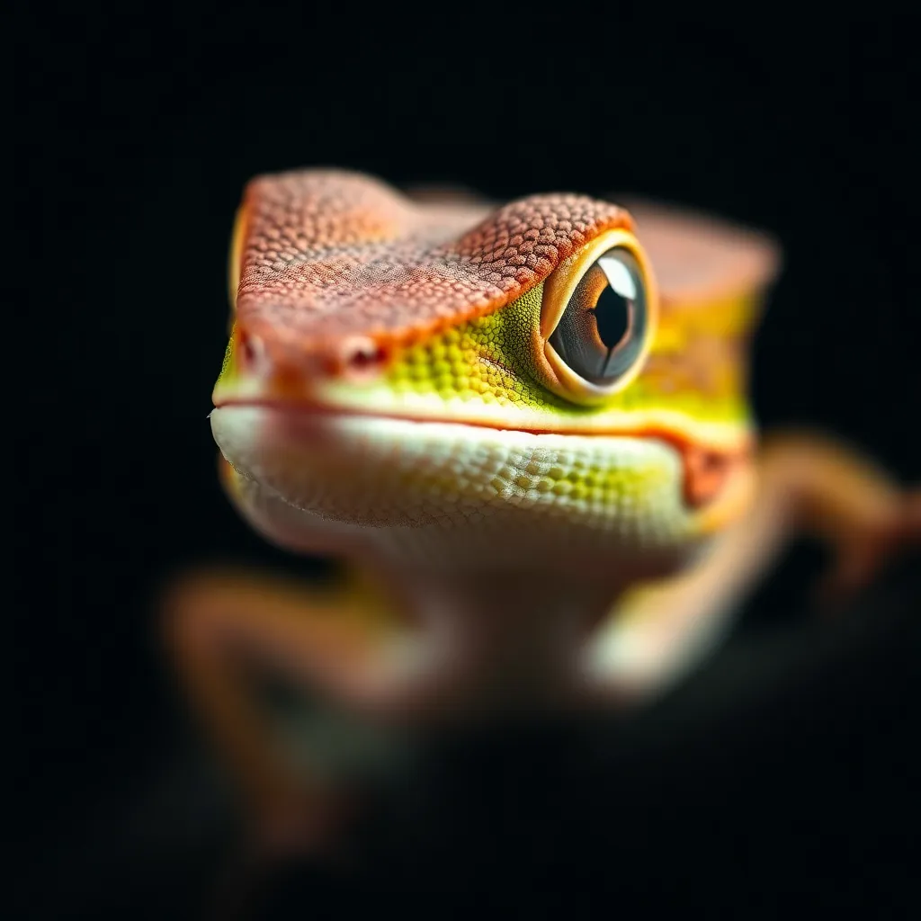 Anole close-up