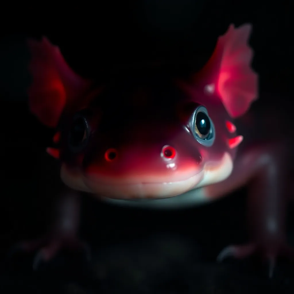 Axolotl close-up