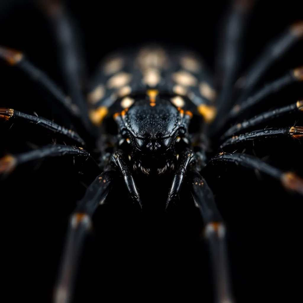 Black Widow Spider close-up