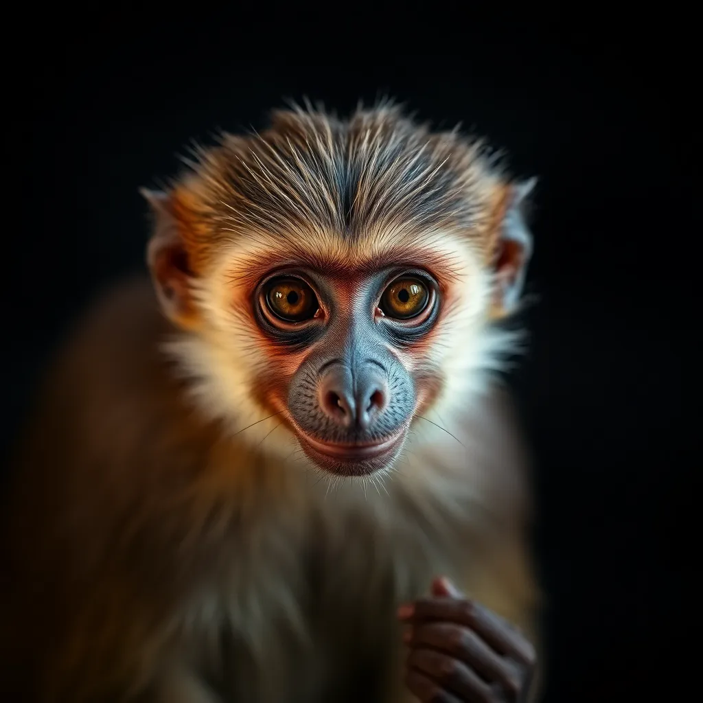 Capuchin Monkey close-up