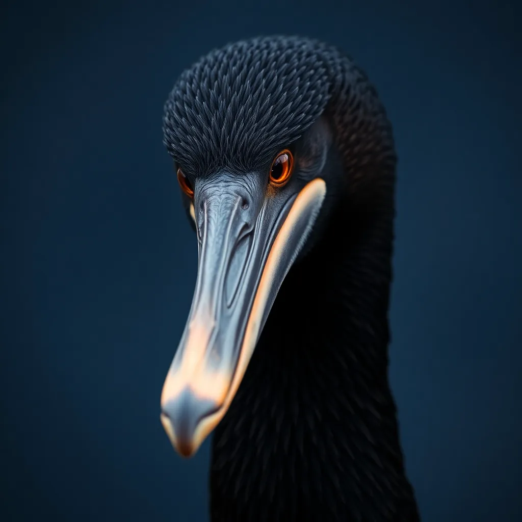 Cormorant close-up