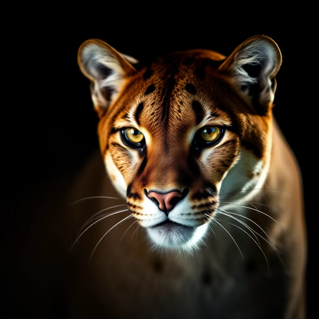 Cougar close-up