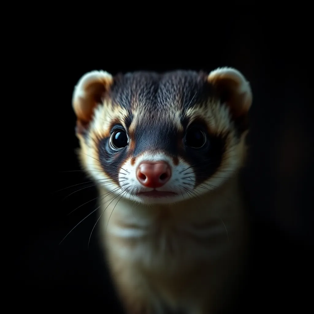 Ferret close-up