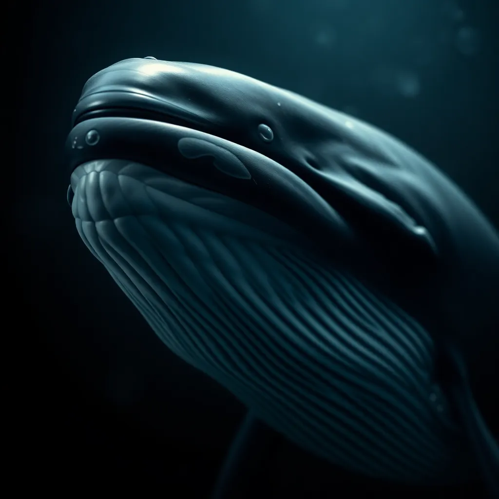 Fin Whale close-up
