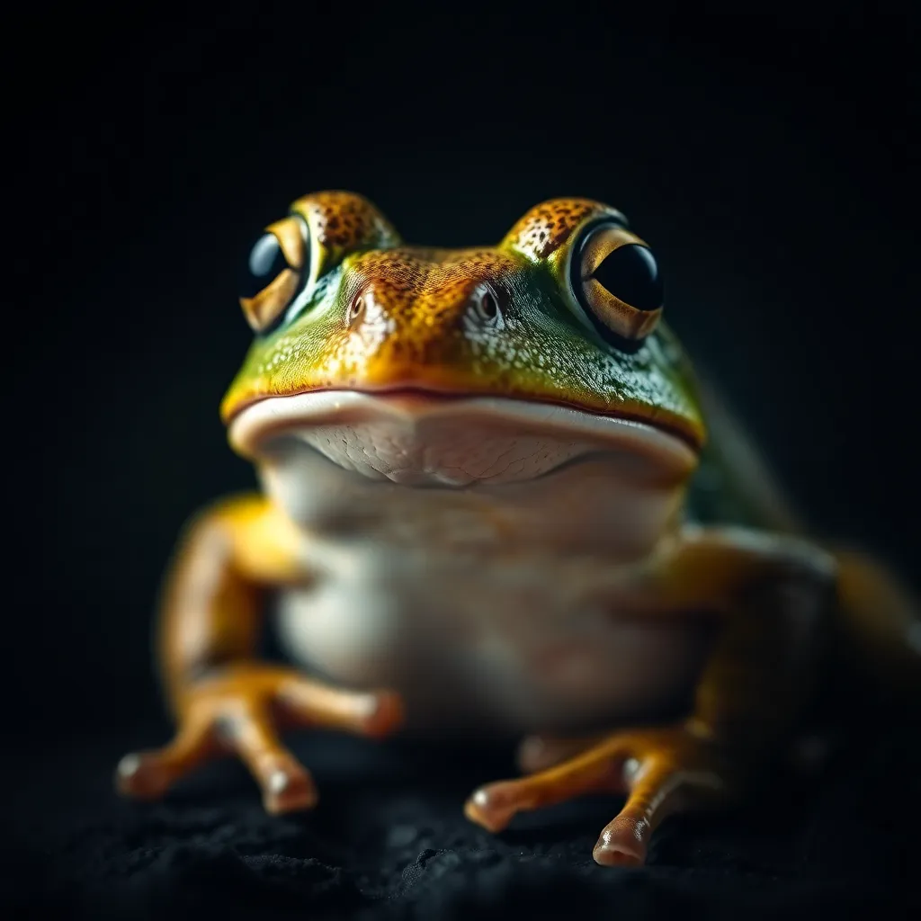 Frog close-up