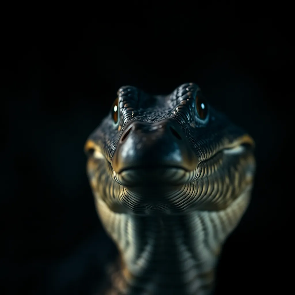 Gharial close-up