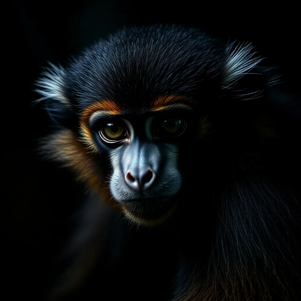 Gibbon close-up