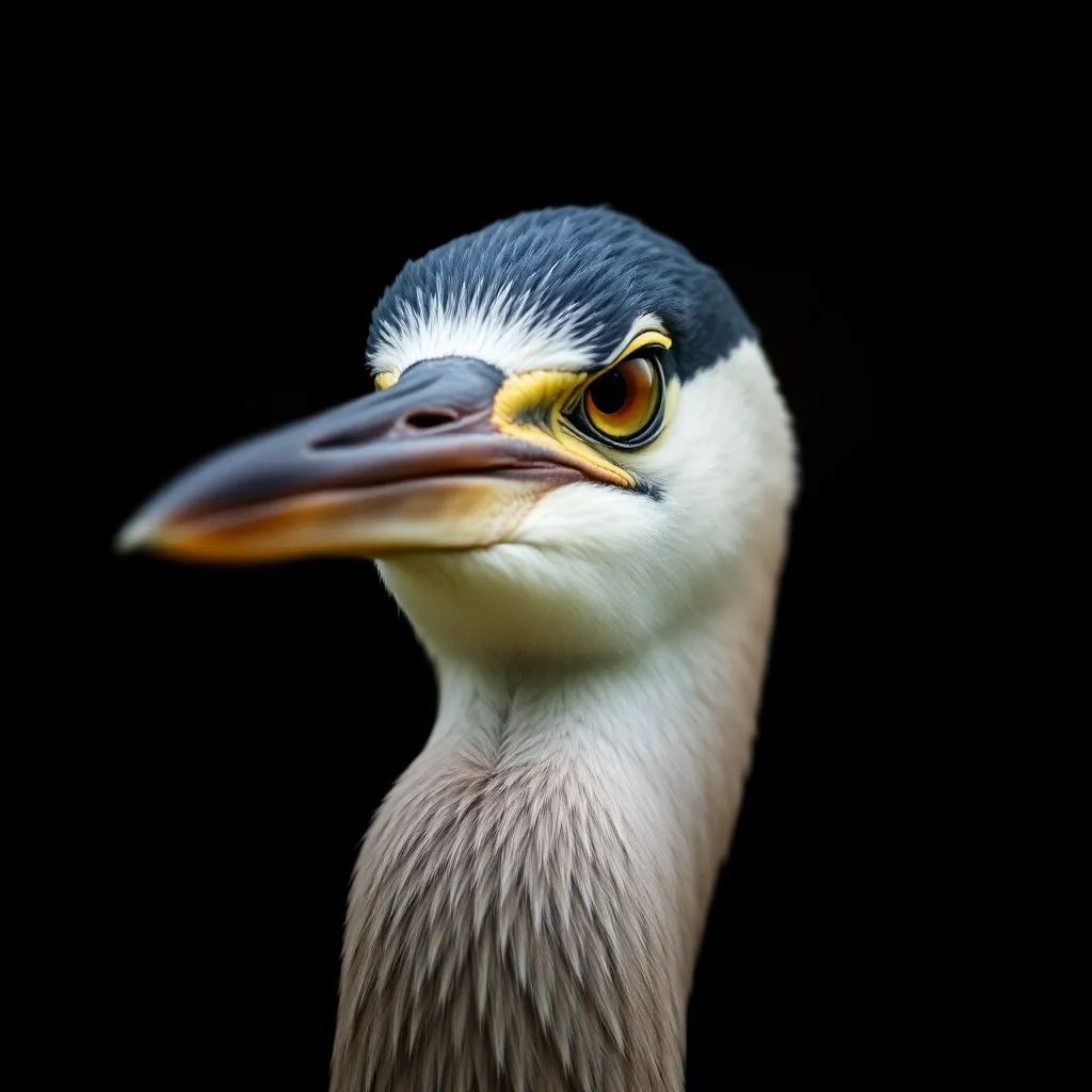 Heron close-up
