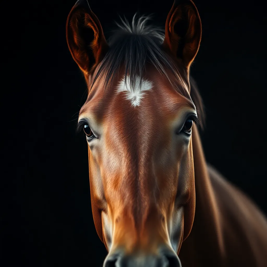 Horse close-up