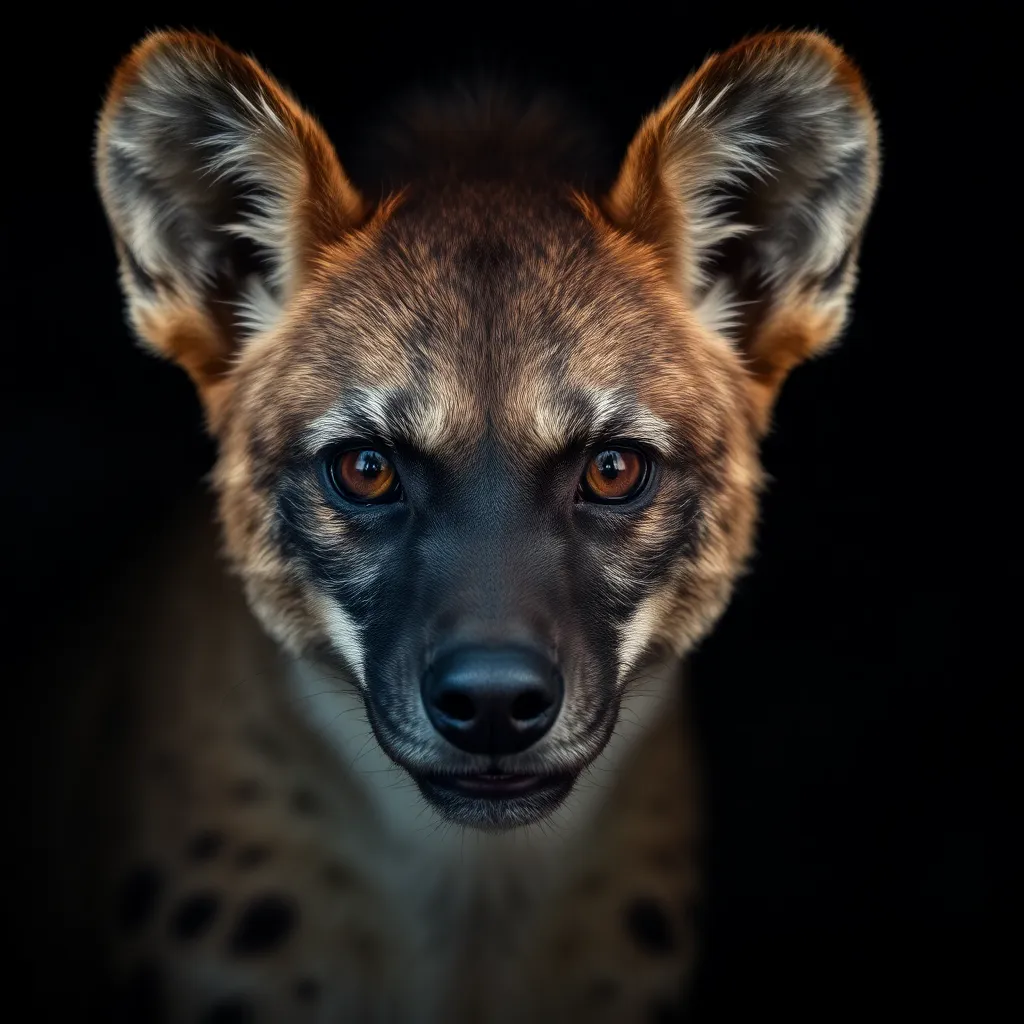 Hyena close-up