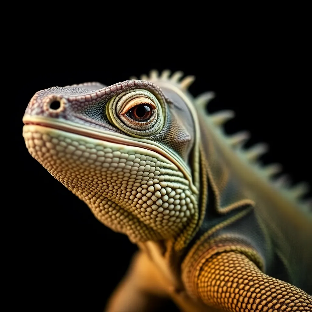 Iguana close-up