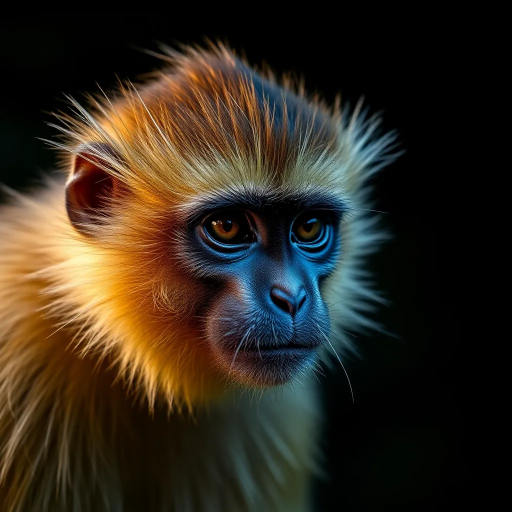 Langur close-up