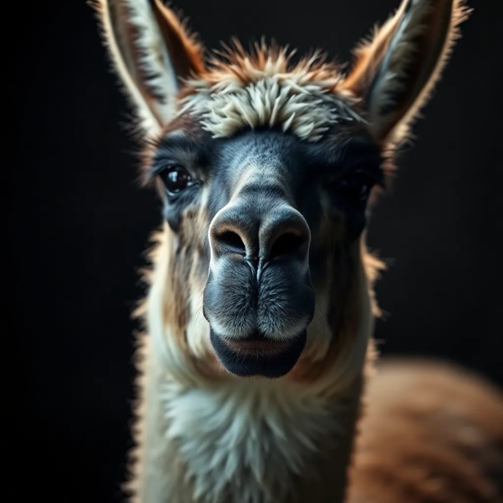 Llama close-up