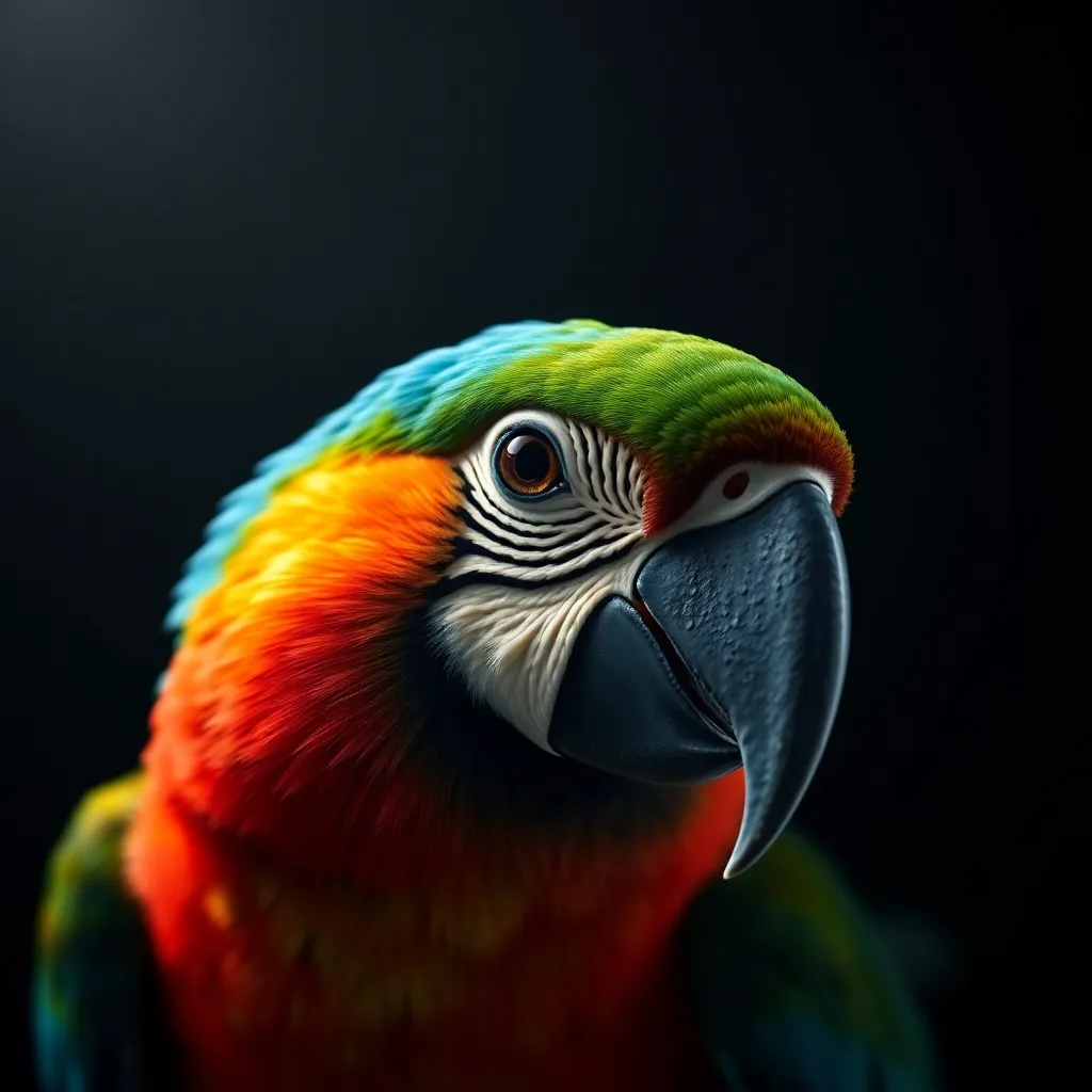 Macaw close-up