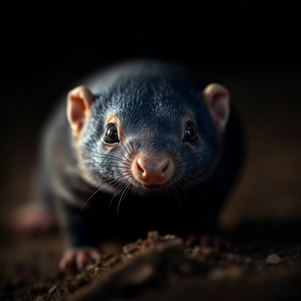 Mole close-up