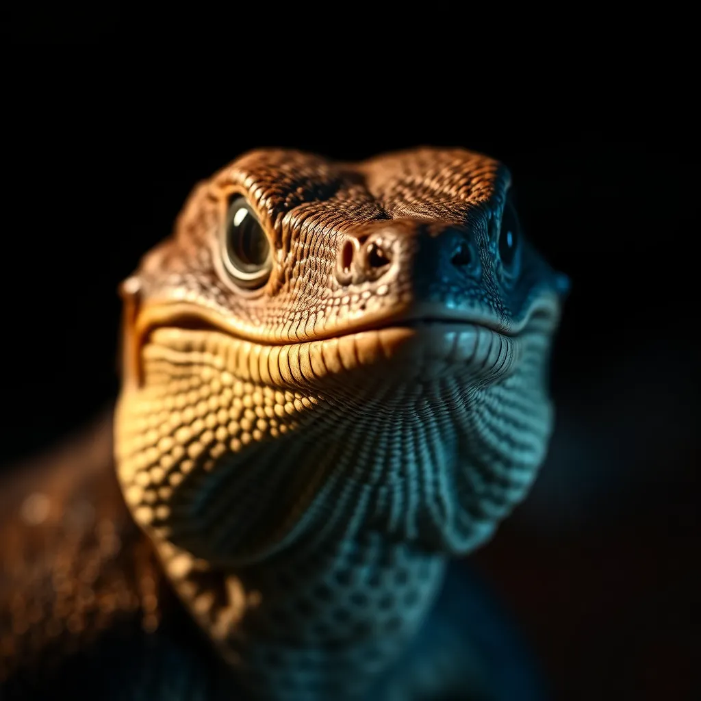 Monitor Lizard close-up