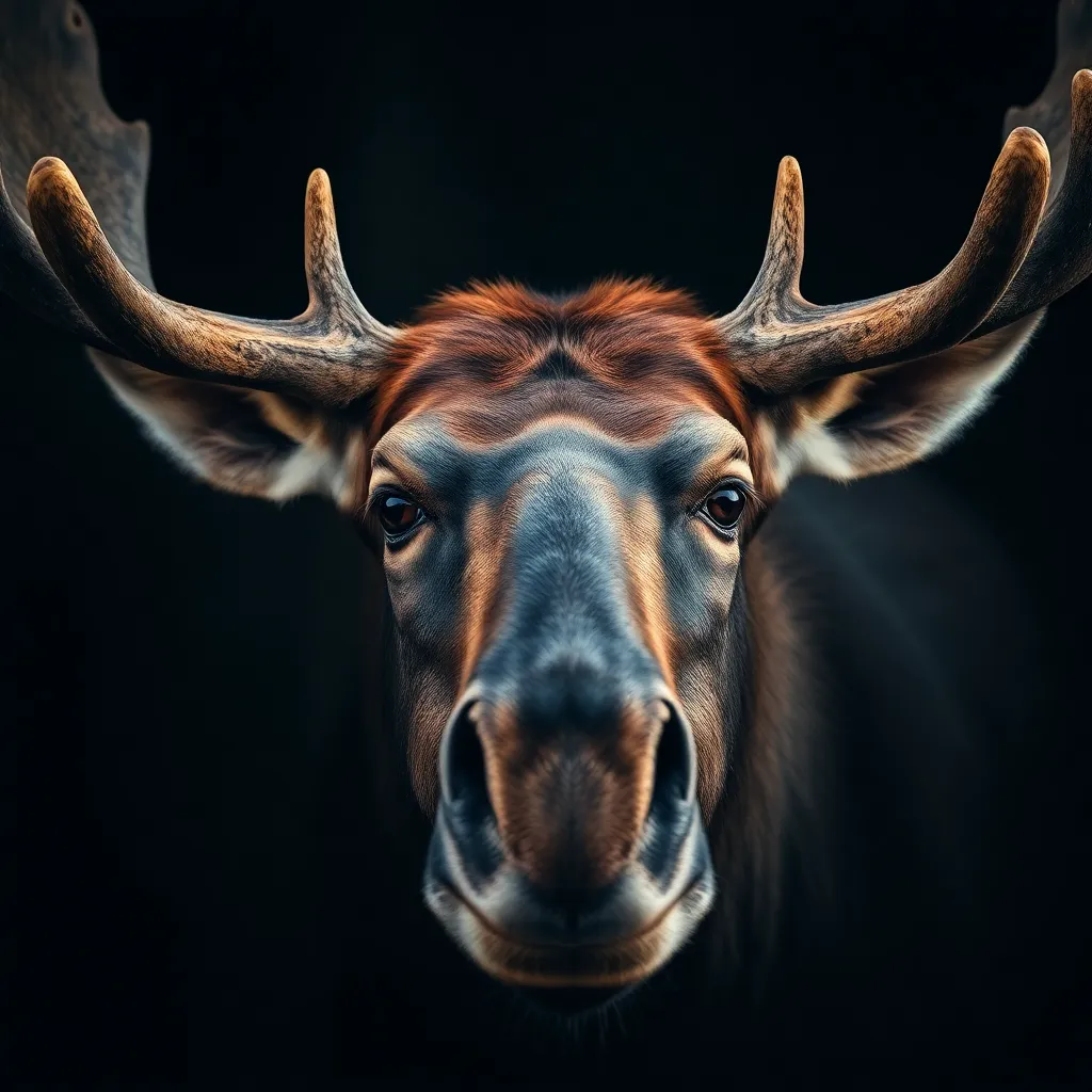 Moose close-up