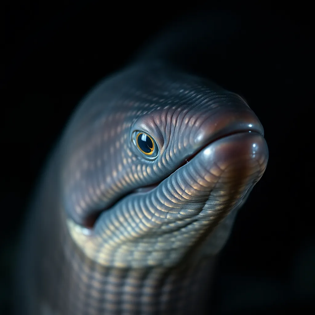 Moray Eel close-up