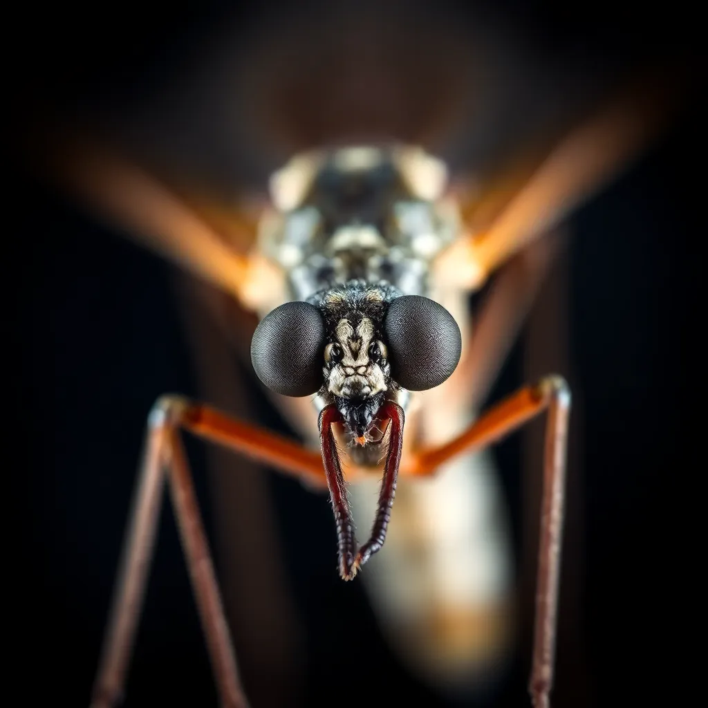 Mosquito close-up